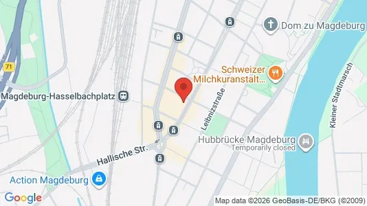 Apartments for rent i Magdeburg - kort over placeringen
