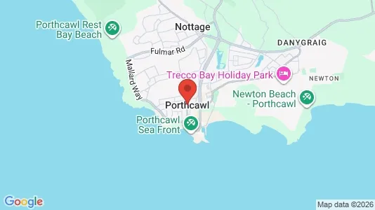 Rooms for rent i Porthcawl - Mid Glamorgan - kort over placeringen