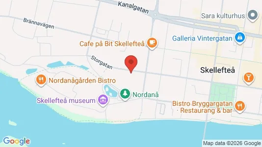 Apartments for rent i Skellefteå - kort over placeringen