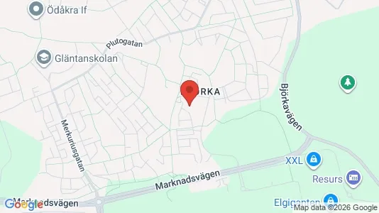 Apartments for rent i Helsingborg - kort over placeringen