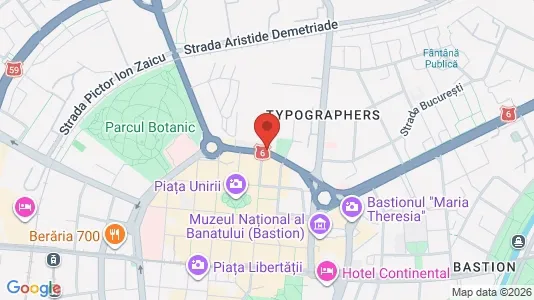 Apartments for rent i Timişoara - kort over placeringen