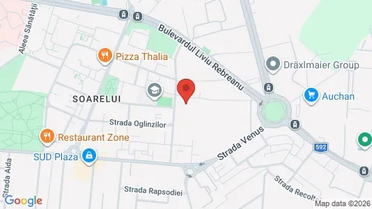 Apartments for rent i Timişoara - kort over placeringen