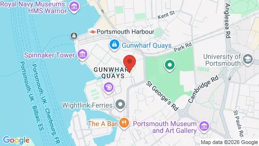 Apartments for rent i Portsmouth - Hampshire - kort over placeringen
