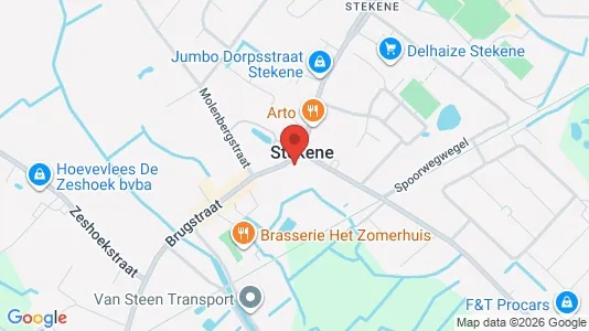 Apartments for rent i Stekene - kort over placeringen