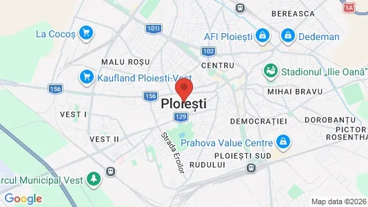 Apartments for rent i Ploieşti - kort over placeringen
