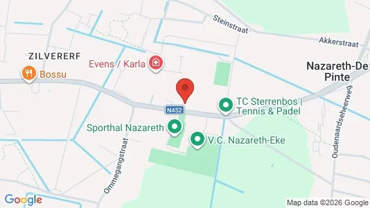 Apartments for rent i Nazareth - kort over placeringen