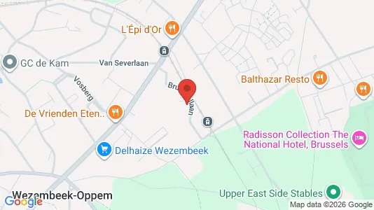 Apartments for rent i Wezembeek-Oppem - kort over placeringen