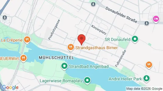 Apartments for rent i Vienna Floridsdorf - kort over placeringen