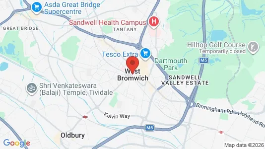 Apartments for rent i West Bromwich - West Midlands - kort over placeringen