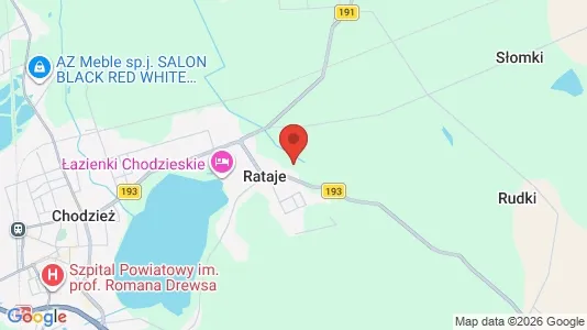 Apartments for rent i Chodzieski - kort over placeringen