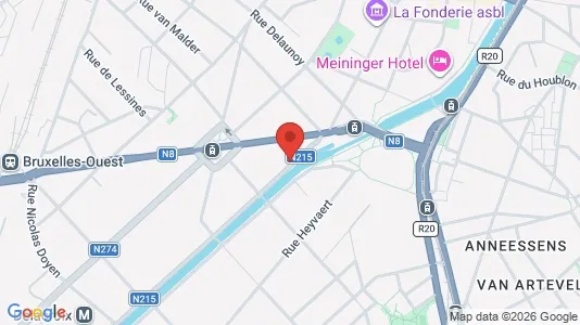 Apartments for rent i Stad Brussel - kort over placeringen