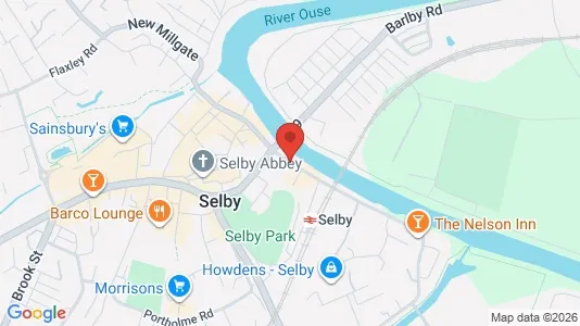 Apartments for rent i Selby - North Yorkshire - kort over placeringen