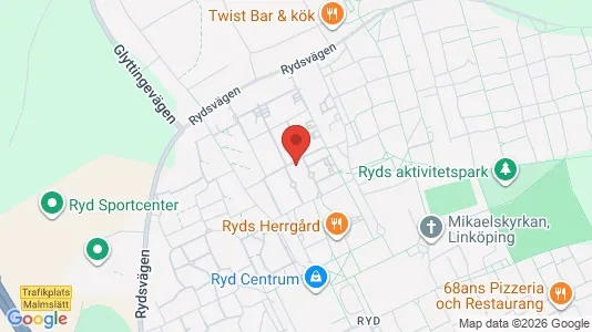 Apartments for rent i Linköping - kort over placeringen