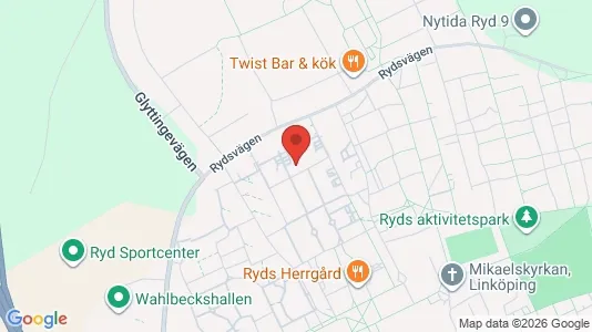 Apartments for rent i Linköping - kort over placeringen