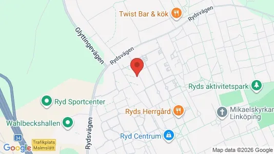Apartments for rent i Linköping - kort over placeringen