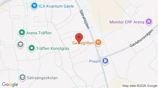 Apartments for rent i Gävle - kort over placeringen