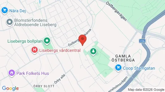 Rooms for rent i Stockholm South - kort over placeringen