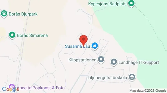 Apartments for rent i Borås - kort over placeringen