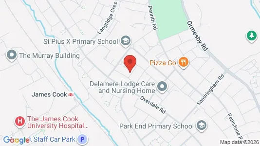Apartments for rent i Middlesbrough - Cleveland - kort over placeringen