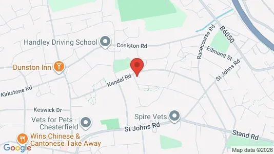 Apartments for rent i Chesterfield - Derbyshire - kort over placeringen