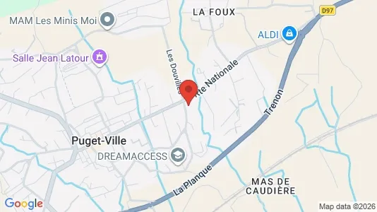 Apartments for rent i Brignoles - kort over placeringen