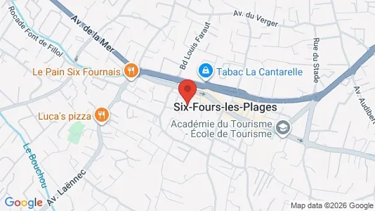 Apartments for rent i Toulon - kort over placeringen