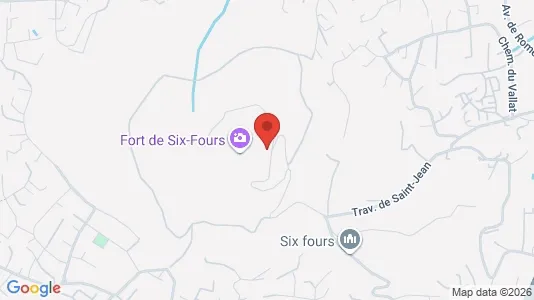 Apartments for rent i Toulon - kort over placeringen