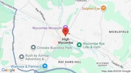 Houses for rent i High Wycombe - Buckinghamshire - kort over placeringen
