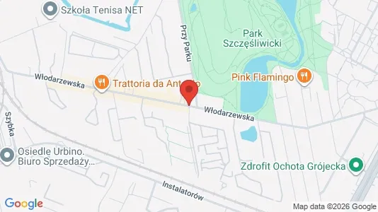 Rooms for rent i Warszawa Ochota - kort over placeringen