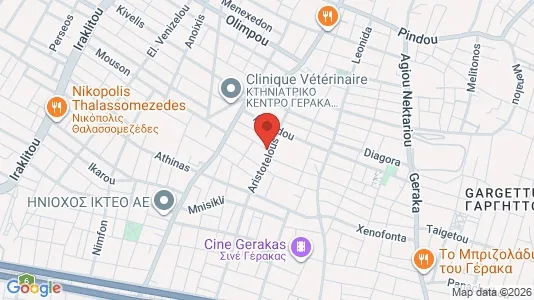 Apartments for rent i Agia Paraskevi - kort over placeringen