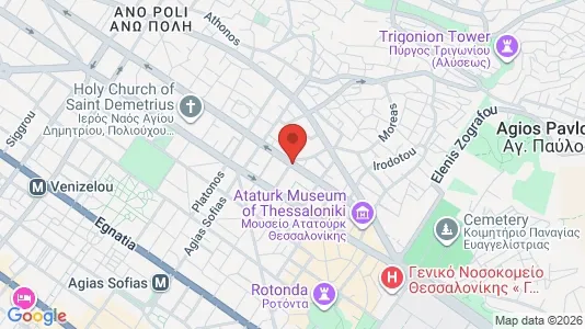 Apartments for rent i Neapoli-Sykies - kort over placeringen