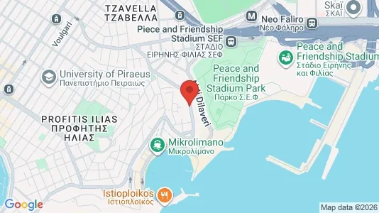 Apartments for rent i Piraeus - kort over placeringen