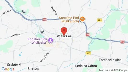 Rooms for rent i Wielicki - kort over placeringen