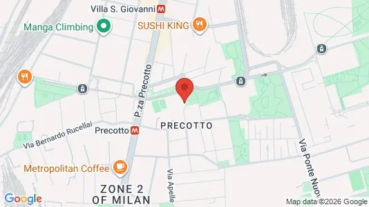Apartments for rent i Milano Zona 2 - Stazione Centrale, Gorla, Turro, Greco, Crescenzago - kort over placeringen