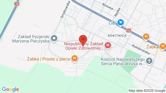 Apartments for rent i Zabrze - kort over placeringen