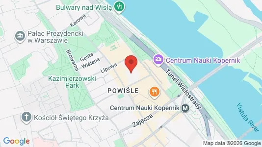 Apartments for rent i Warszawa Wawer - kort over placeringen