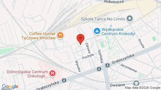 Apartments for rent i Wrocław - kort over placeringen