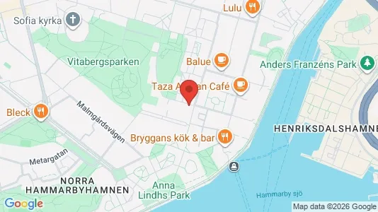 Apartments for rent i Södermalm - kort over placeringen