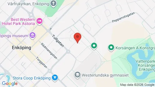 Apartments for rent i Enköping - kort over placeringen