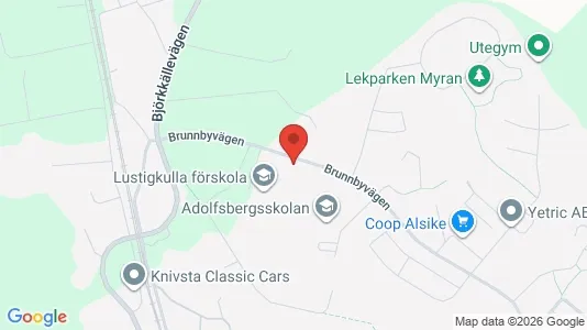 Apartments for rent i Knivsta - kort over placeringen