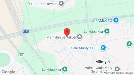 Apartments for rent i Oulu - kort over placeringen