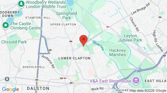 Apartments for rent i London E5 - kort over placeringen