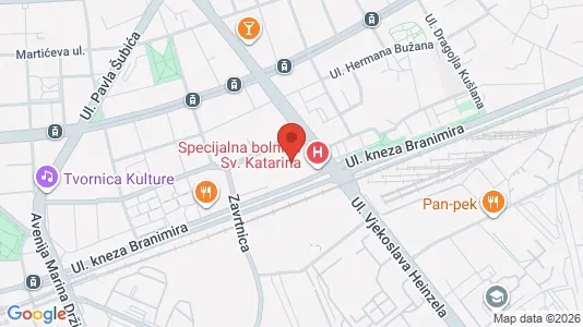 Apartments for rent i Sljeme (Medvednica-Tomislavac) - kort over placeringen