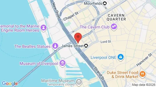 Apartments for rent i Liverpool - Merseyside - kort over placeringen