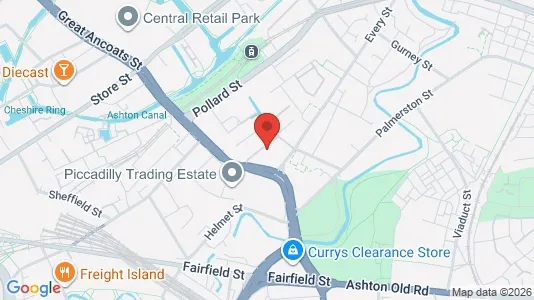 Apartments for rent i Manchester - Lancashire - kort over placeringen