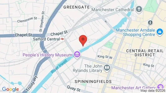Apartments for rent i Manchester - Lancashire - kort over placeringen