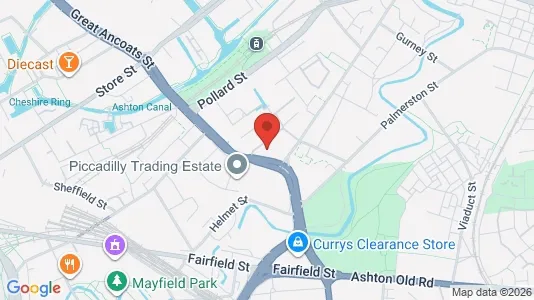 Apartments for rent i Manchester - Lancashire - kort over placeringen