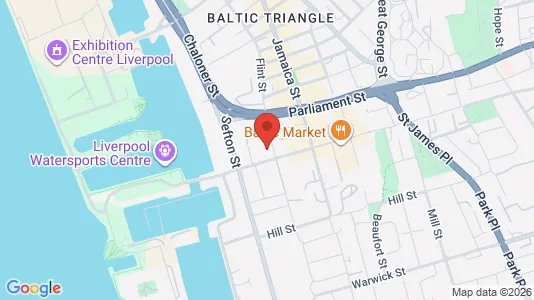 Apartments for rent i Liverpool - Merseyside - kort over placeringen