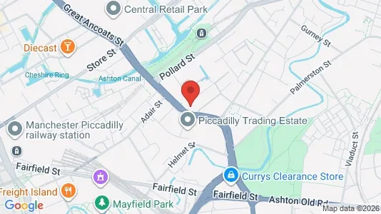 Apartments for rent i Manchester - Lancashire - kort over placeringen