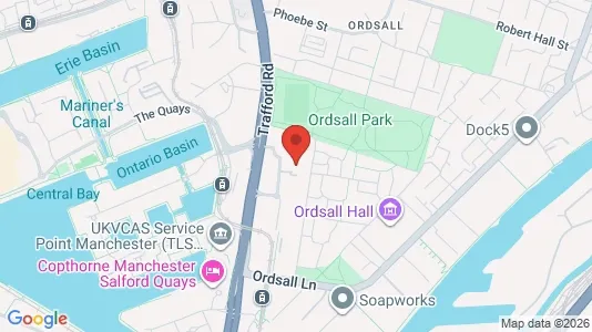 Apartments for rent i Salford - Lancashire - kort over placeringen